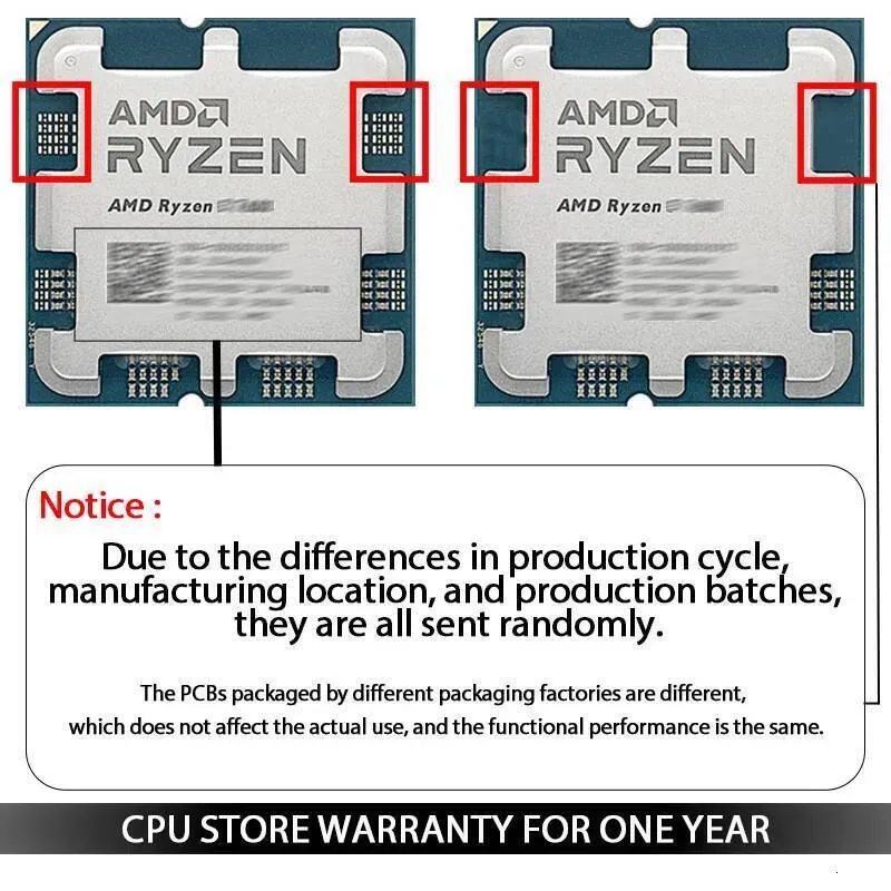 AMD Ryzen 5 7500F 中古 R5 7500F 37GHz CPU プロセッサ 6 コア 12 