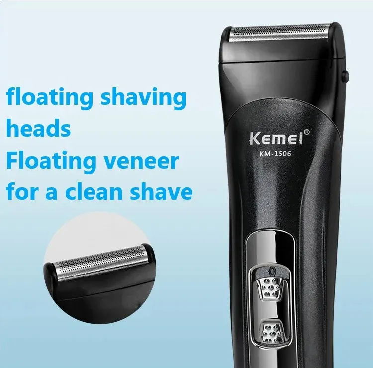 Kemei KM-1506 3in1 バリカン 本体 Kemei KM 1506 USB Rechargeable Kemei Hair Trimmer  From Jiu07