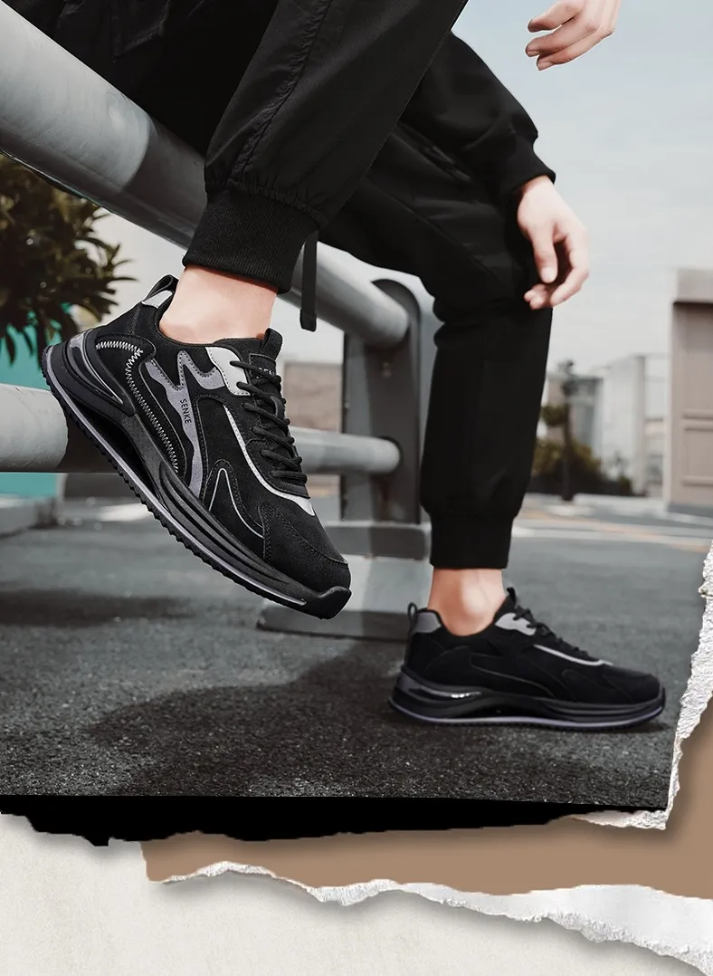 Men's Hiking Summer Breathable Mesh Sneakers Versatile Running Shock Absorbing Ultra Light Casual Men's Shoes_vogvips.com