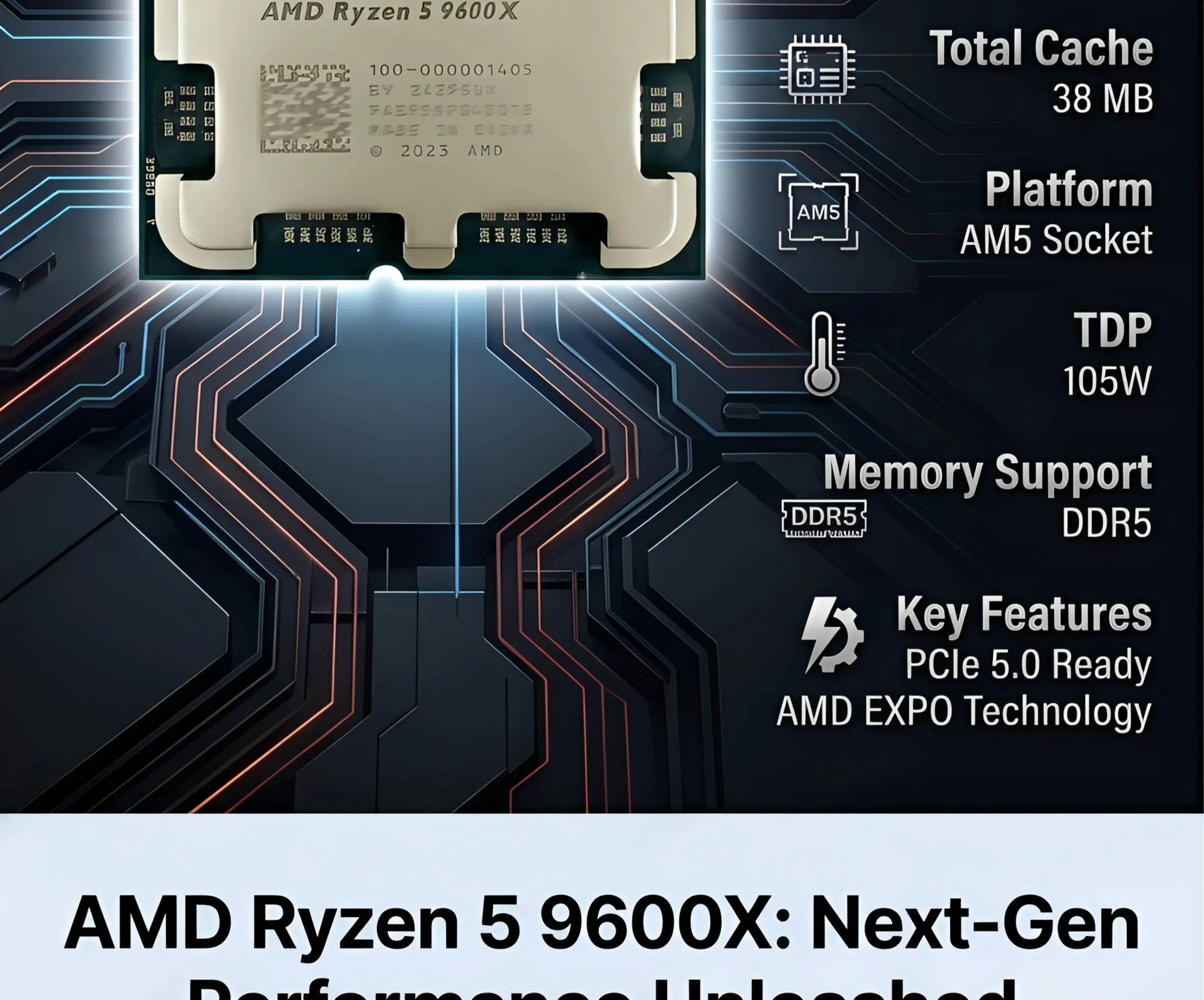 9600X Socket AM5 But Without Cooler From 294,2 € | DHgate