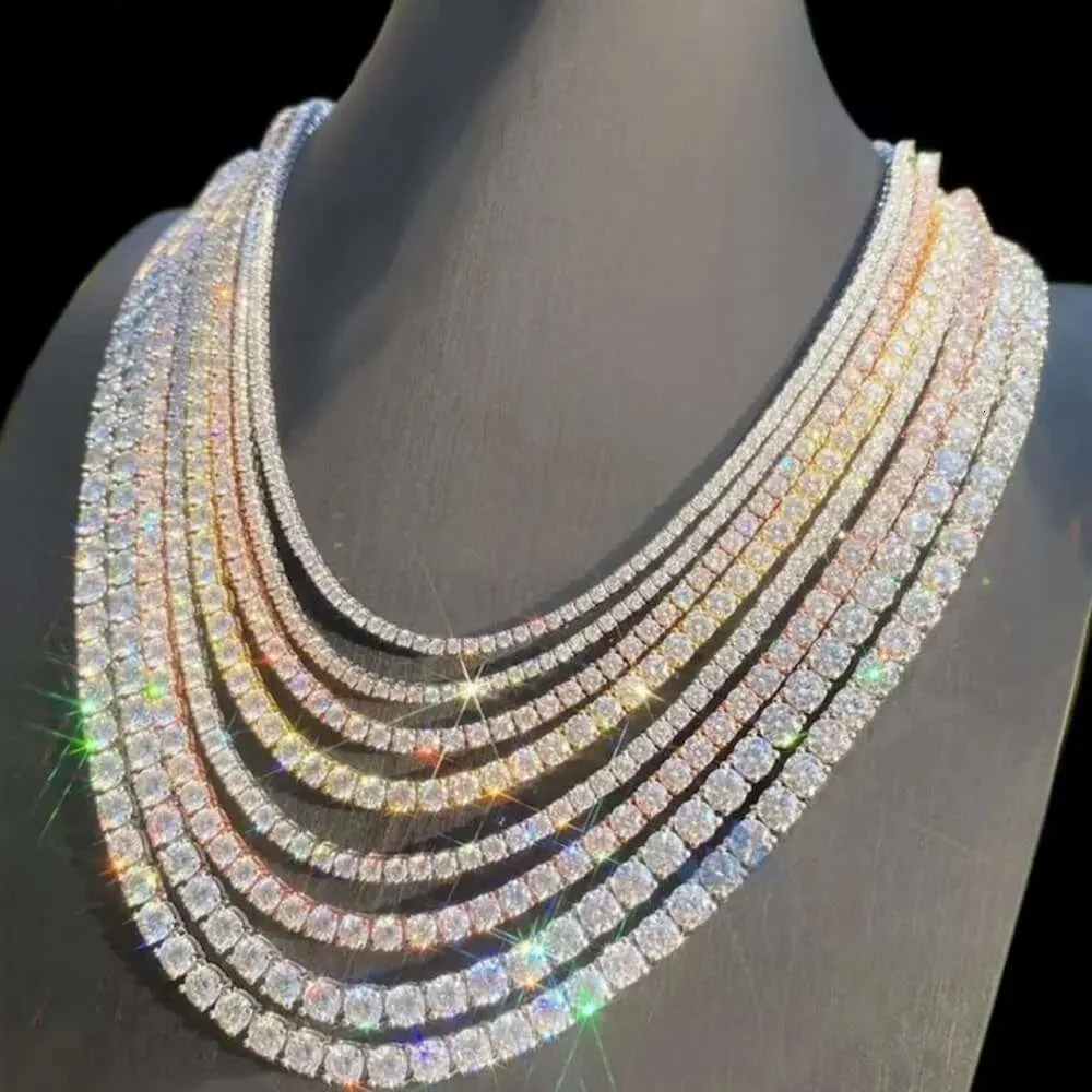 Hip Hop Jewelry 2 6mm Chain Vvs Round Lab Grown From