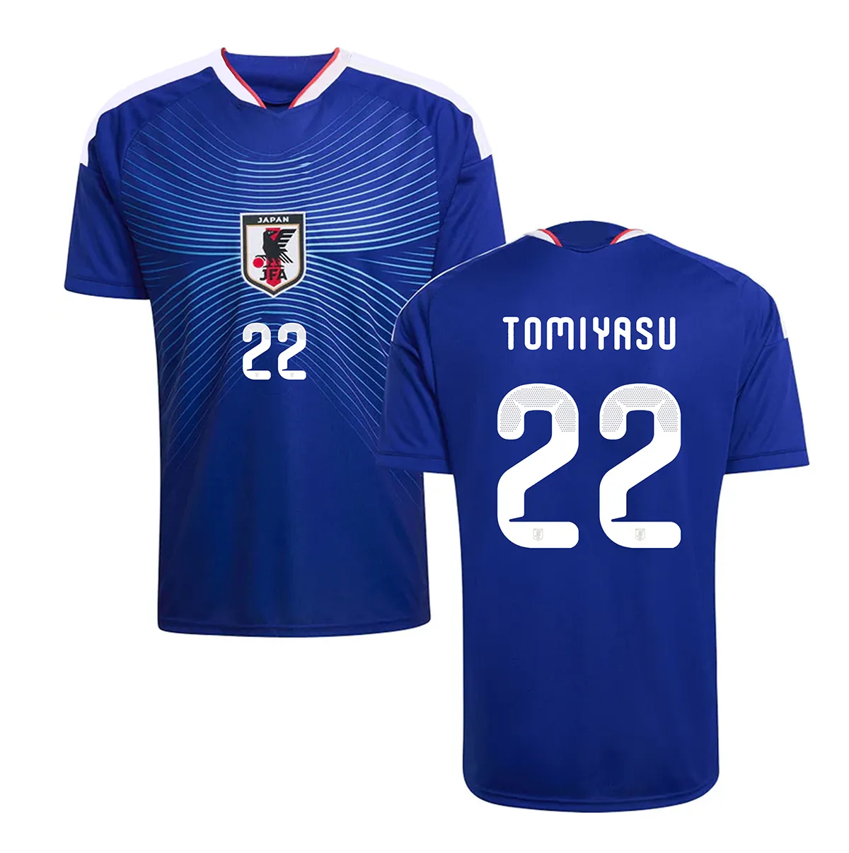  サッカー日本代表 ユニフォーム 22 TOMIYASU Japan Away Jersey World Cup 2026 Shirt Japanese From