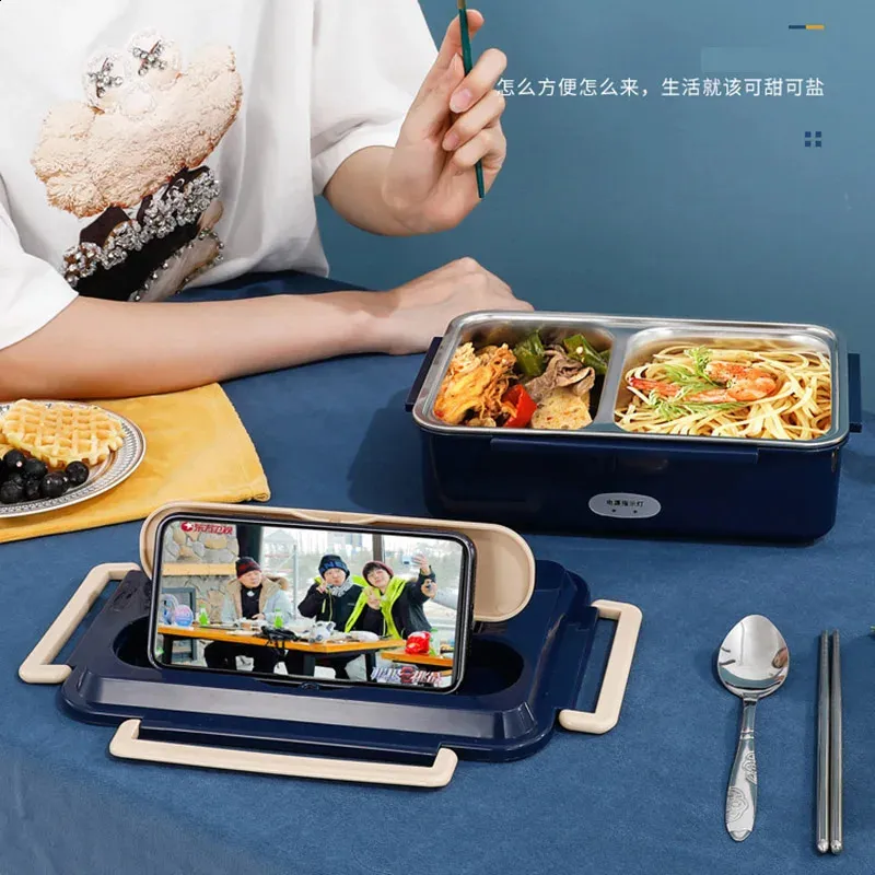 2 In 1 Electric Heated Electric Lunch Box Amazon For From Kai09