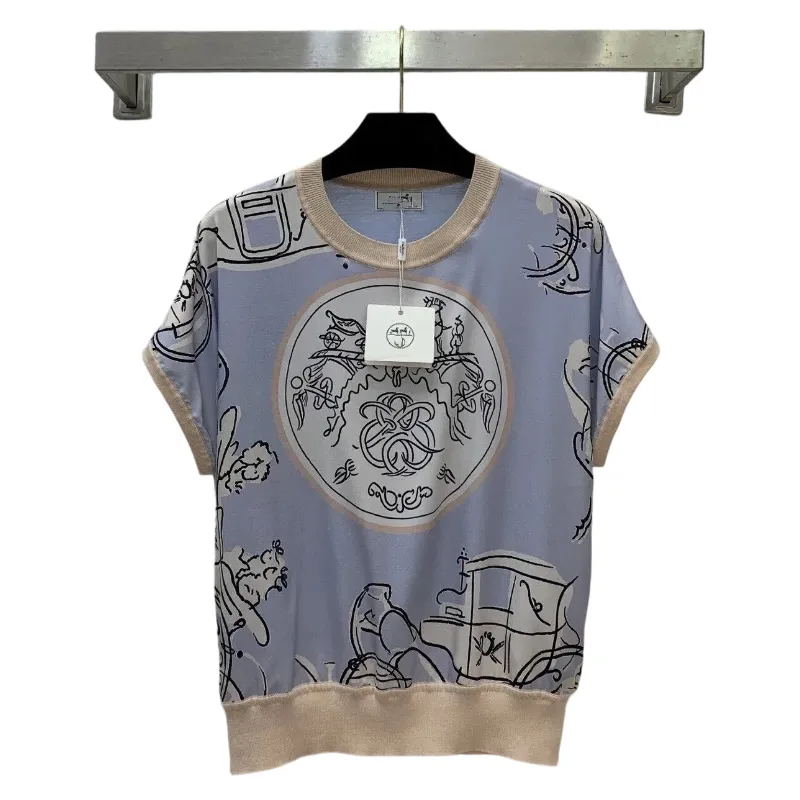 H Brand Women’s Silk‑Blend Horse Logo Loose‑Fit Shirt – Best Casual Dress Under $100