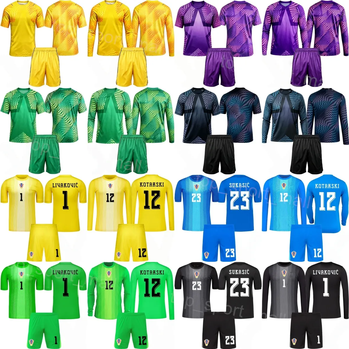 National 2026/27 Croatia Goalkeeper Soccer Jerseys From