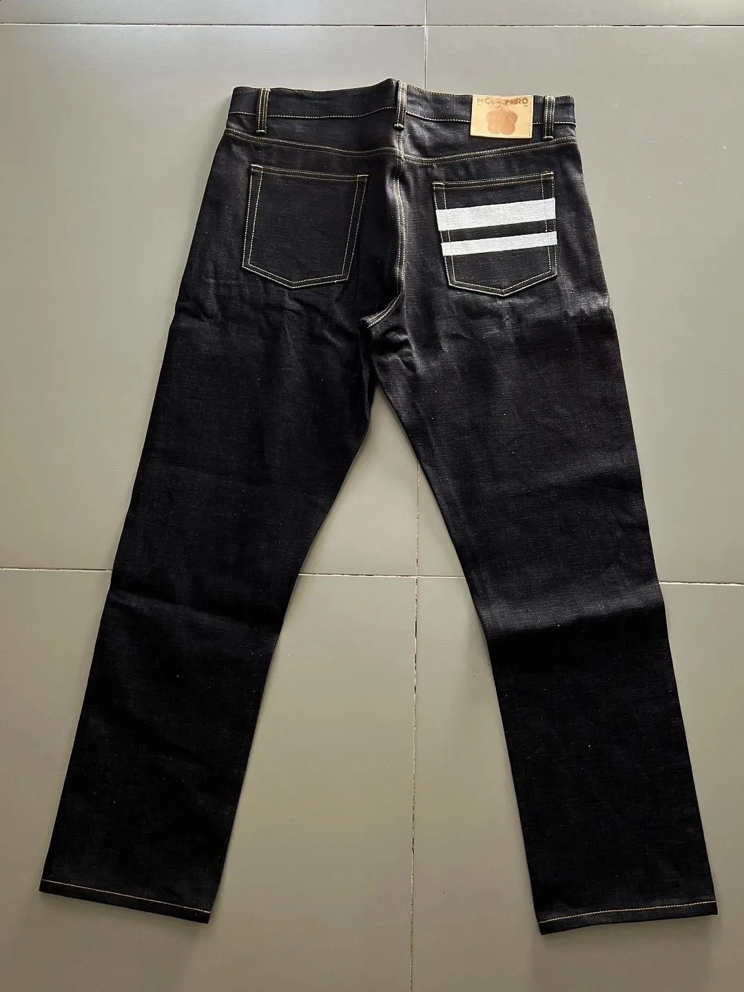 Vintage Japanese Style Momotaro Indigo Straight Leg From