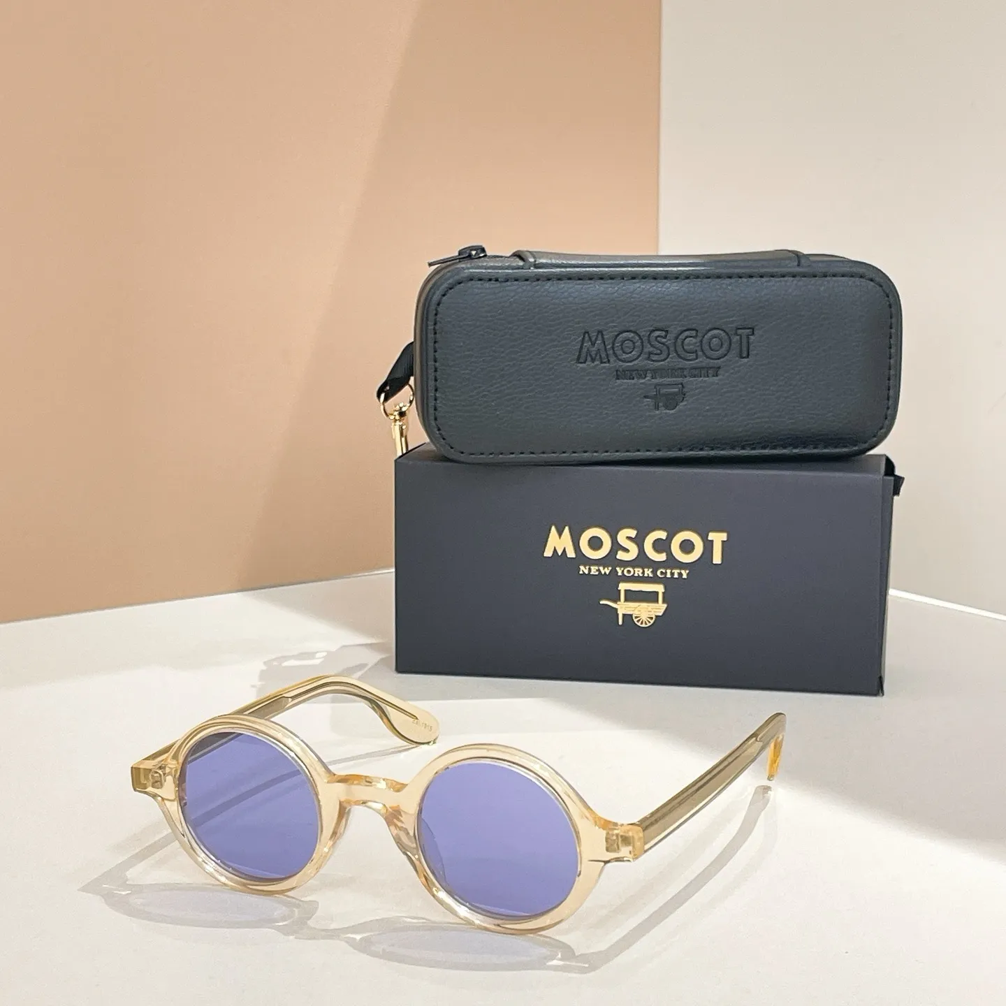 Round Polarized Sunglasses for Women Acetate Metal Frame UV400 Anti-Glare S4b394210d8c64ff08ee163e2dd575  main image 3