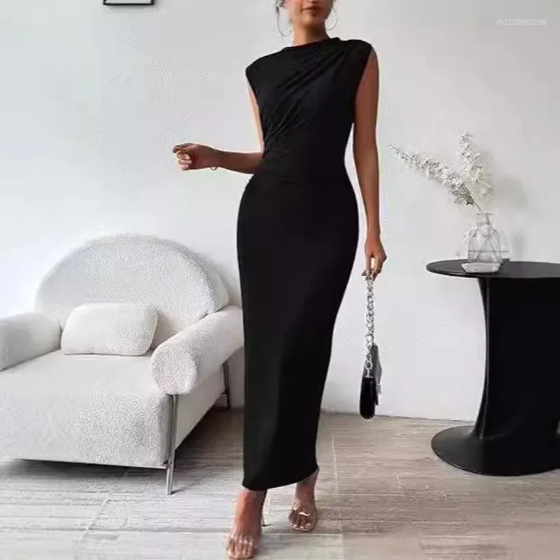bodycon dress fast delivery Plus Size Elegant Ruched One Shoulder Midi... From Dh1103862036, $14.08 In Bulk bodycon maxi dress