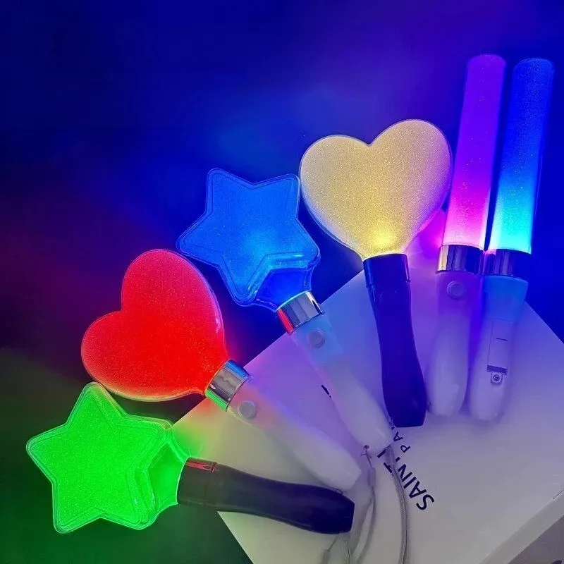 Mini Star And Heart Shape Kpop Light Stick, Glow From Bigwang08