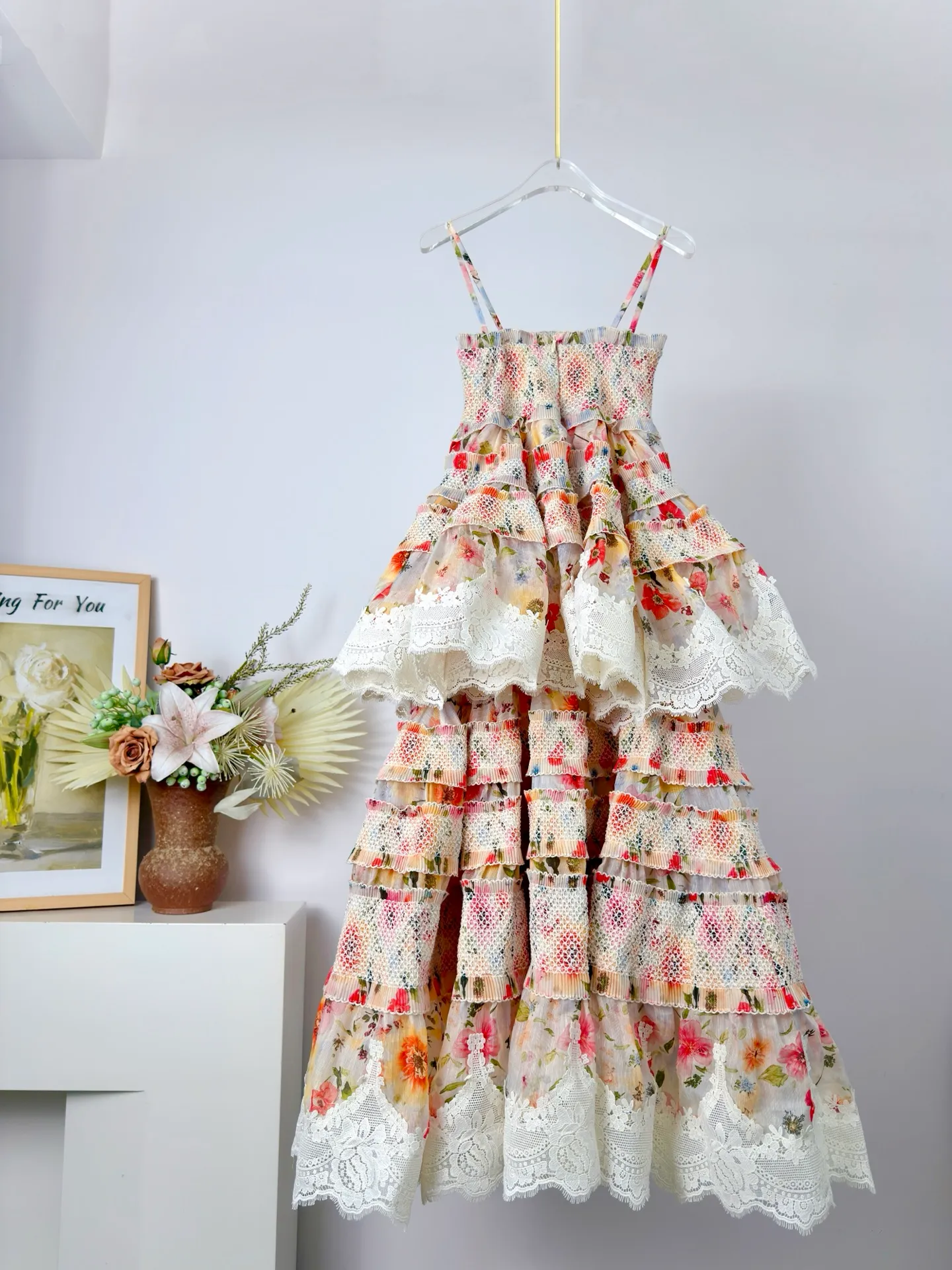 Zim Shirt Dress LUNA Australia “The Rebellion” Lace Maxi Skirt – Cream Floral, Cruise 2026 Collection – $170.86 Deal