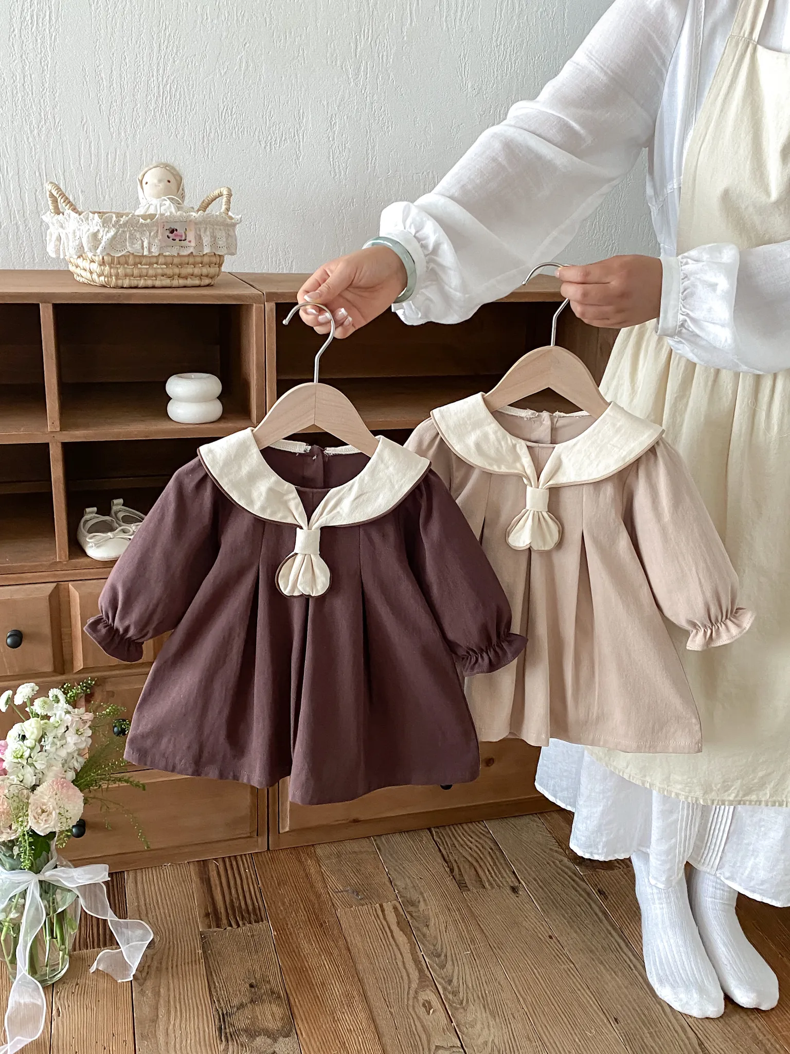 vintage style infant dresses Feltman Brothers Panties are included in Sizes 3 Vintage Princess Peter Pan Collar
