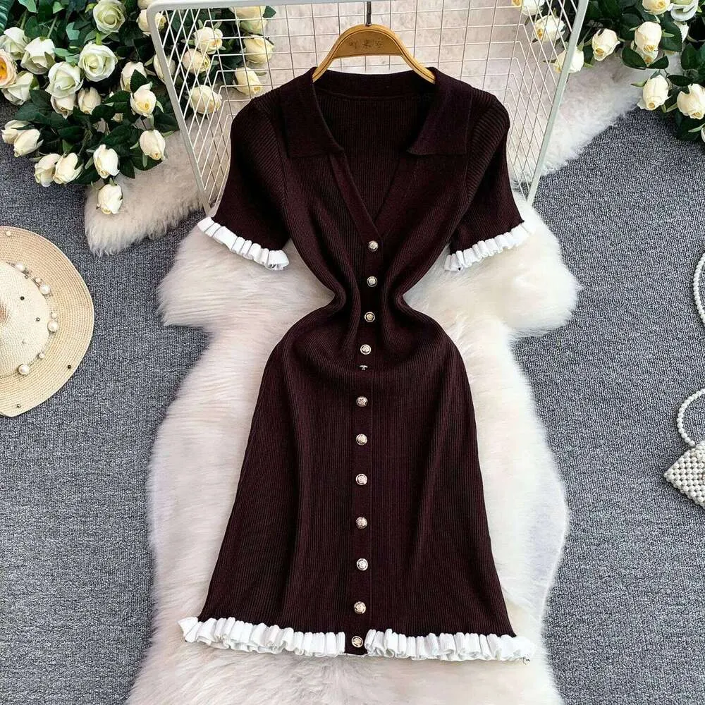 knitted ruffle breasted dress REALEFT Elegant Ruffles Womens Sarashi Wrap... From Miruna28, Rs.1,061.34 Pink midi