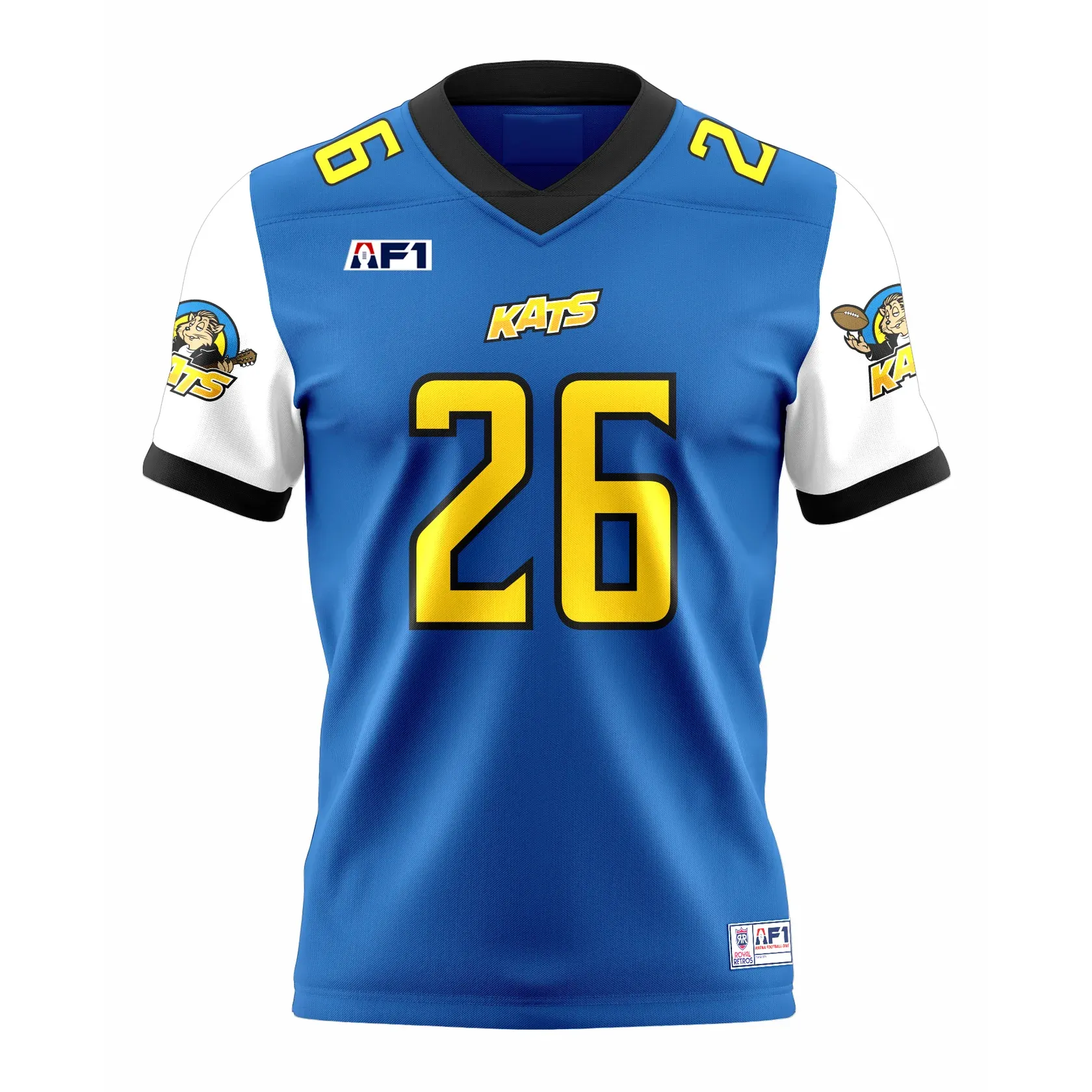 Custom 2026 Nashville Kats AF1 Stitched Jersey For From