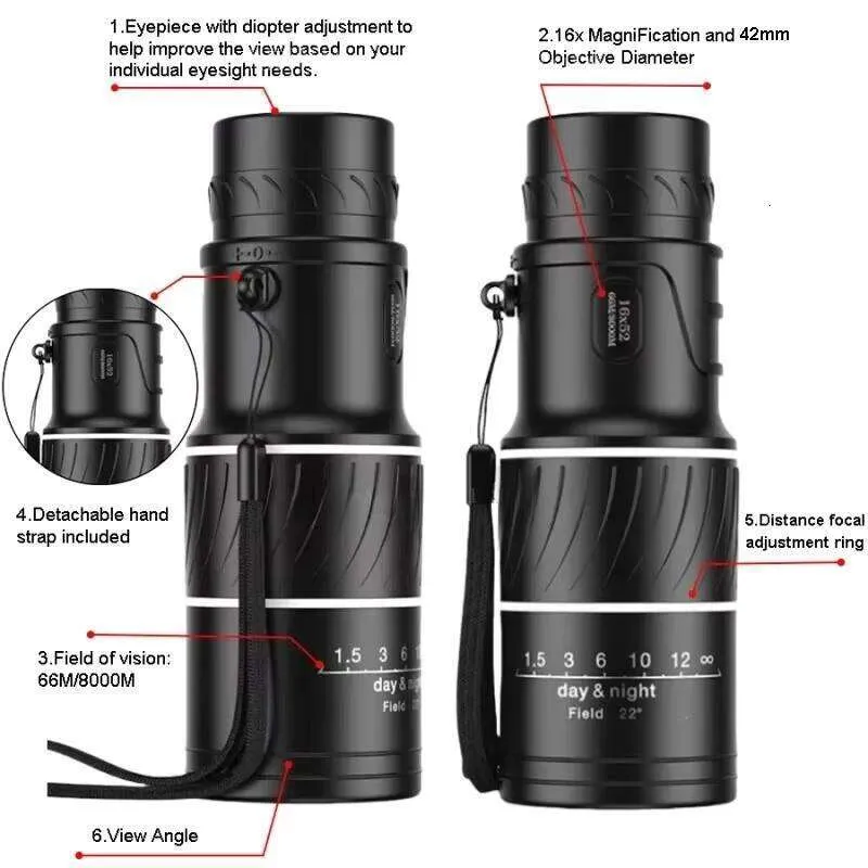 Optimized Product Title: 16X52 Dual Focus 10 30x50 From