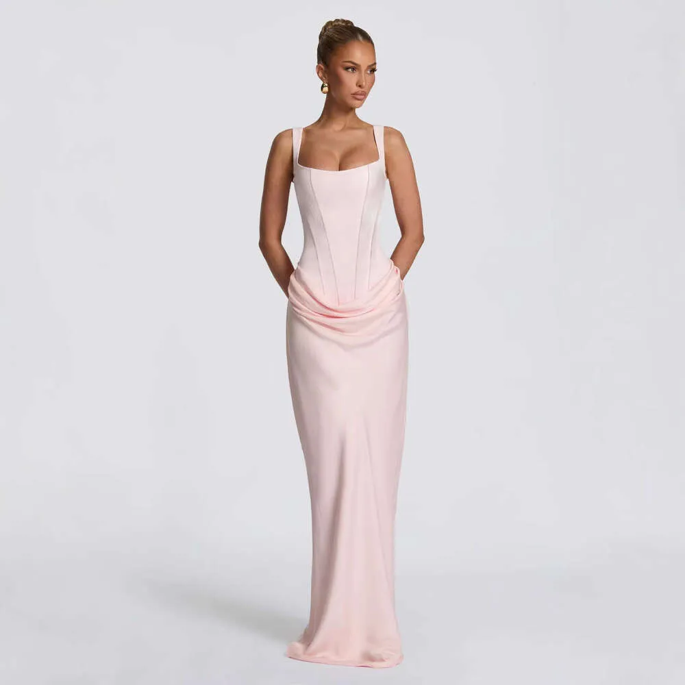 casual long bodycon dress Grey Sleeveless Bodycon Maxi Dress  Casual Chic Long Dress for Women   Daisie