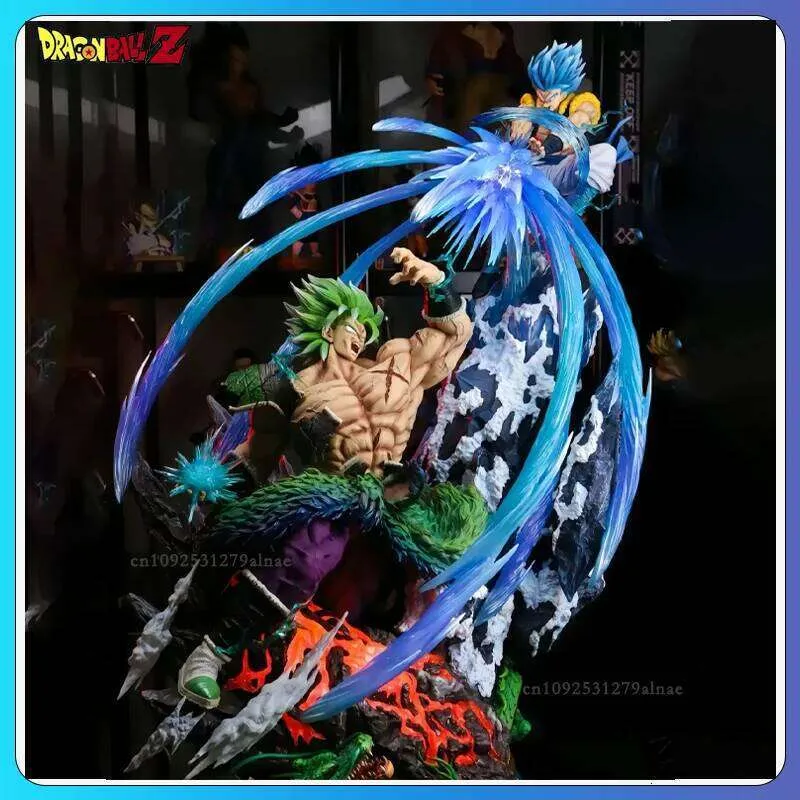 20 センチドラゴンボールアニメフィギュアブロリー Vs ゴジータ置物