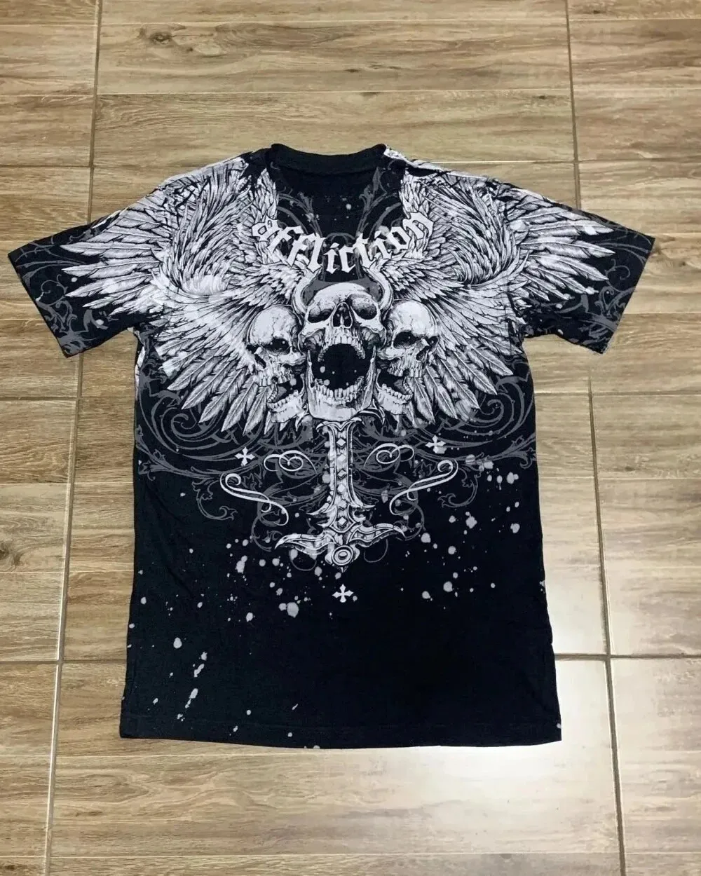 Wholesale Harajuku Y2K Vintage Gothic Skull 3D Print T Shirt