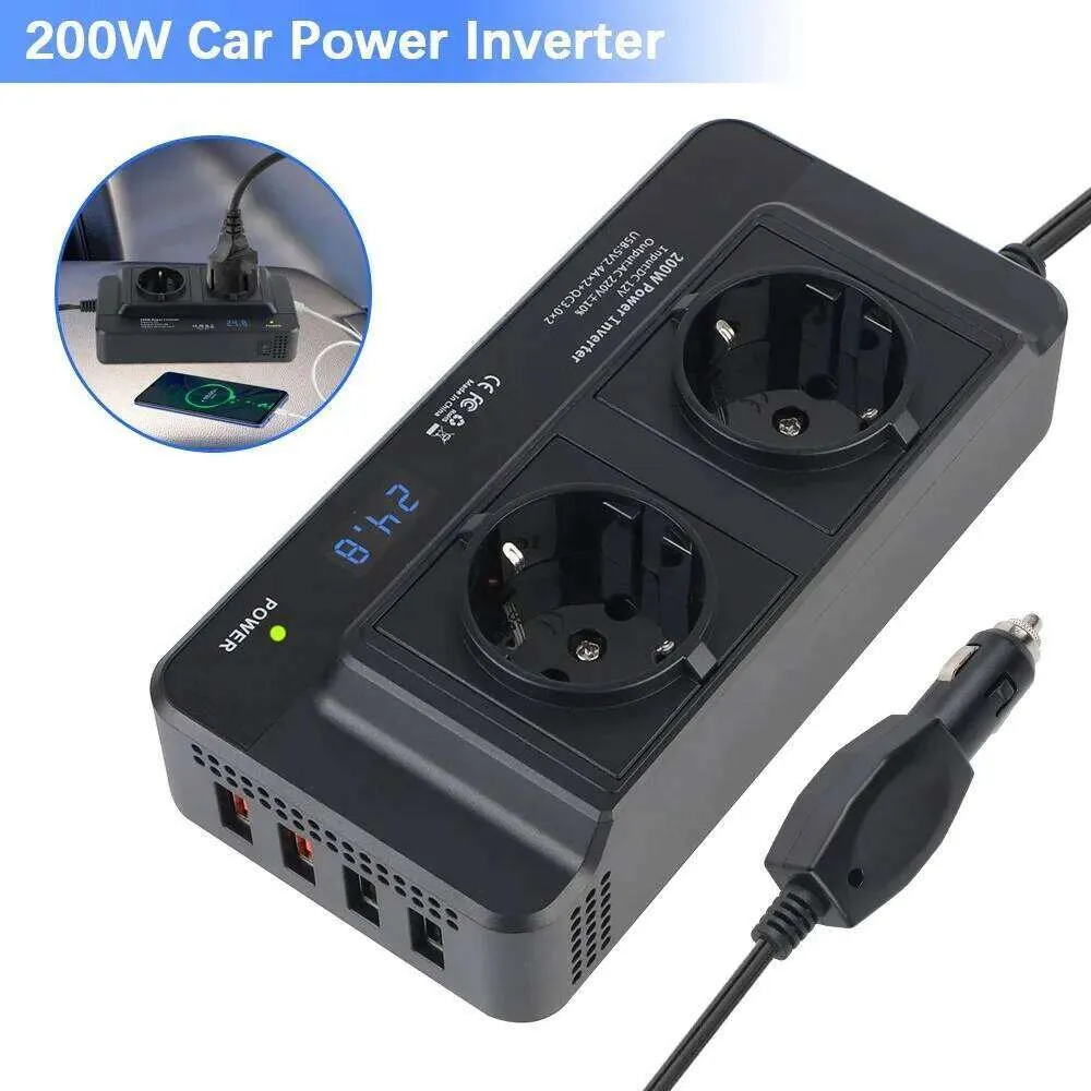 12v cigarette inverter Lighter Inverter: What It Can Power & 150W vs 200W fit quick 200W Car Power Inverter 12V