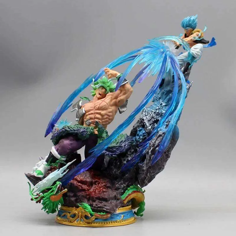 20 センチドラゴンボールアニメフィギュアブロリー Vs ゴジータ置物