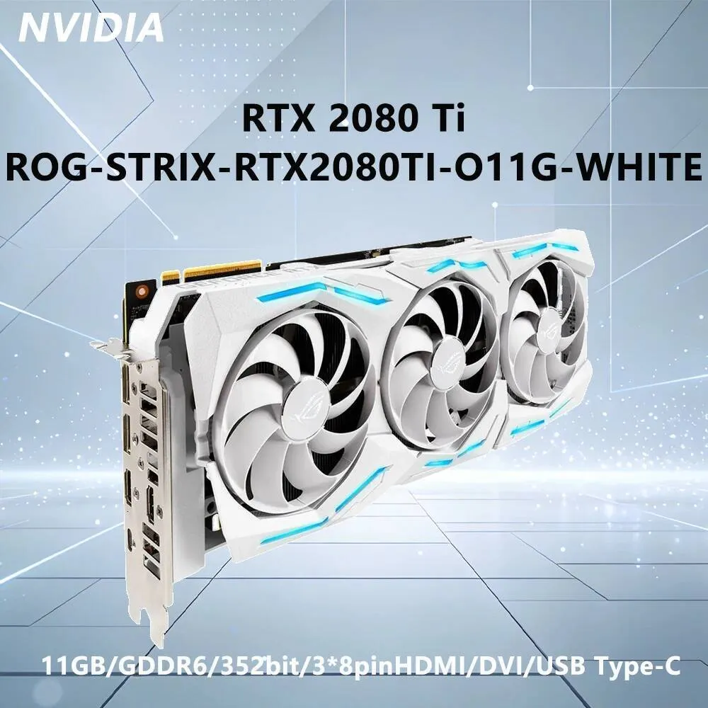 ASUS NVIDIA RTX 2080 Ti 11GB GDDR6 352bit ROG STRIX... From 