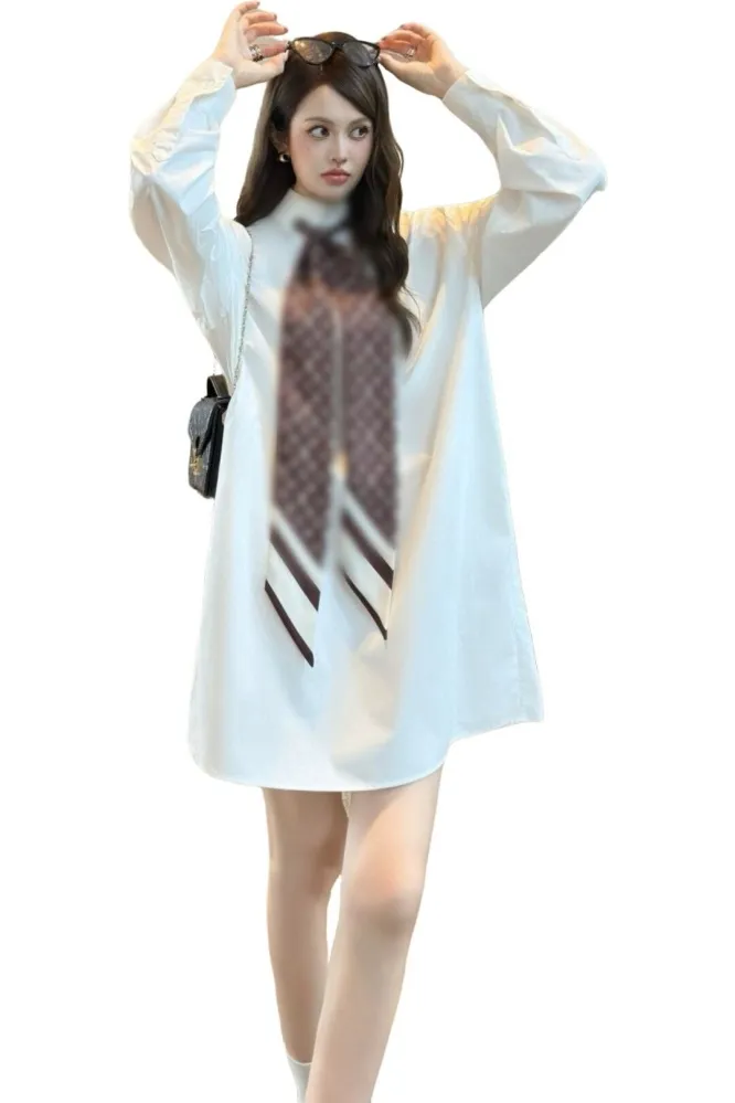 oversized lapel button shirt dress Women's Hoodie Dress