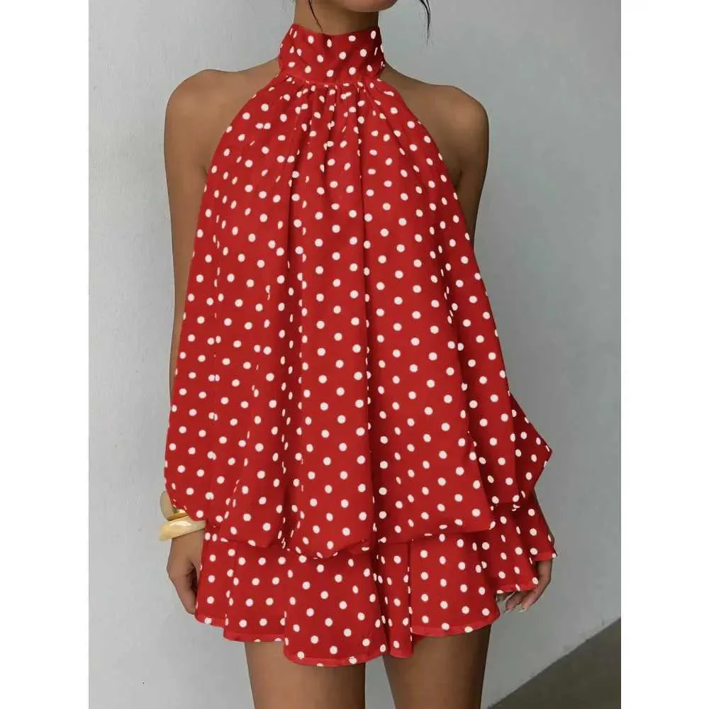 red mini dress with black polka dots Black Cord Polka Dot Balloon Sleeve Emma Mini Dress