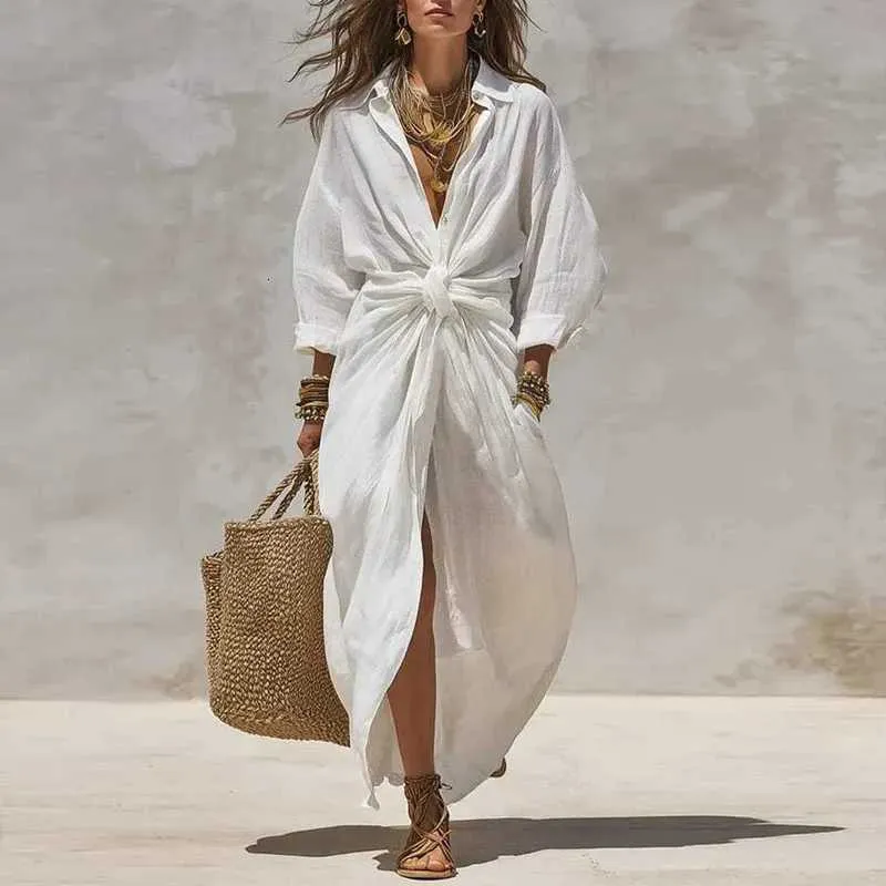solid boho maxi dress Boho Summer Beach Maxi Dress Sleeveless Ruffle A-Line Long Dress
