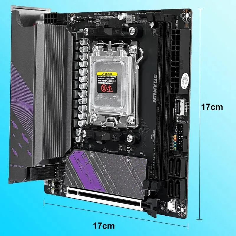 JGINYUE B650i Night Devil Mainboard Micro Atx ITX From