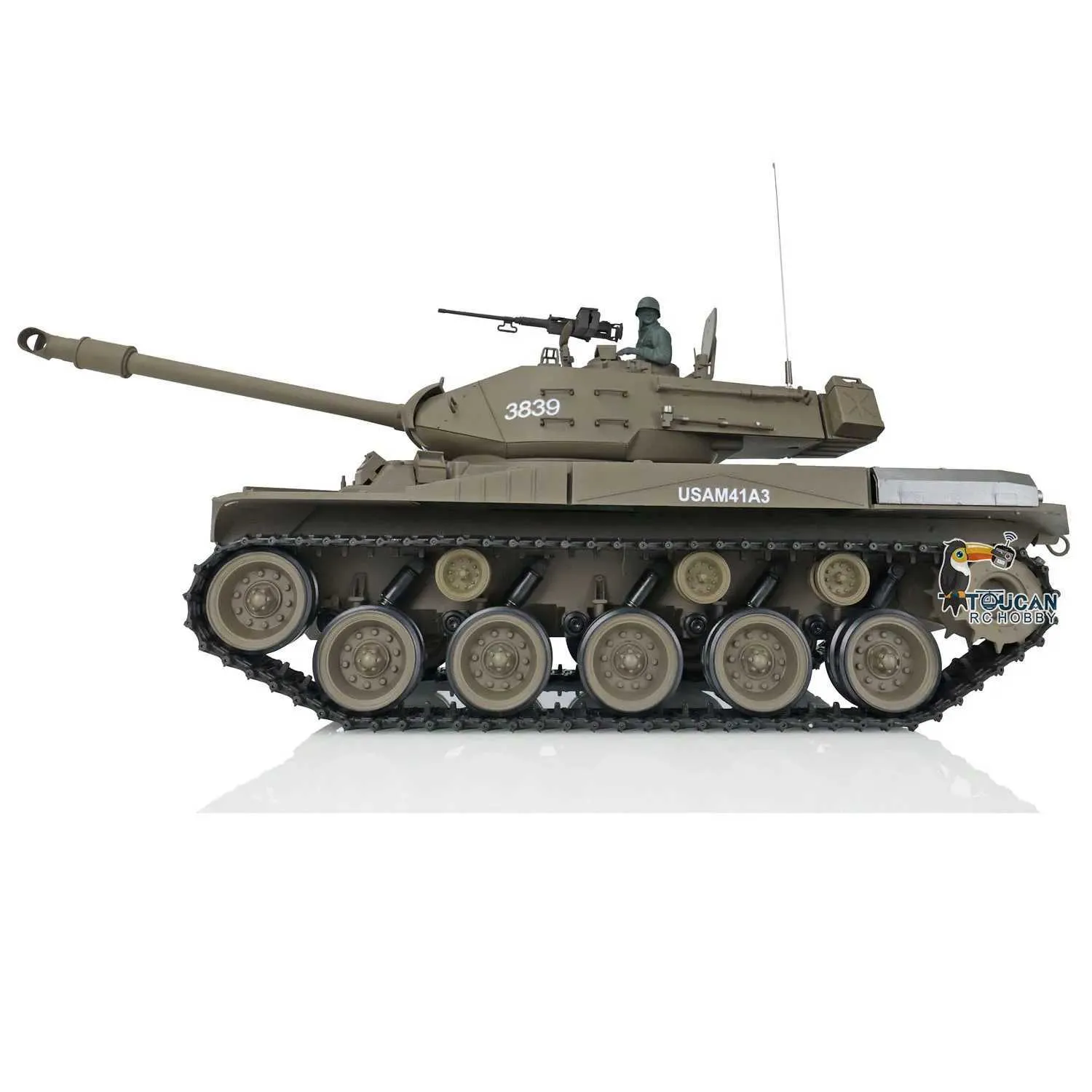 Henglong 1/16 70 Walker Bulldog RC Tank 3839 24G From Babiq03