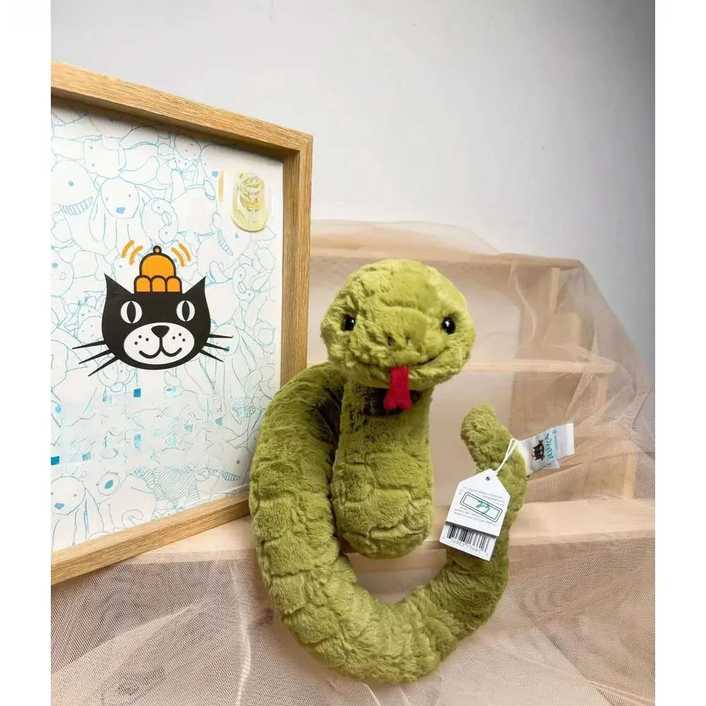 Plush Cat And Green Snake Body Pillow, Soft Childrens... From Dhz_baby ...