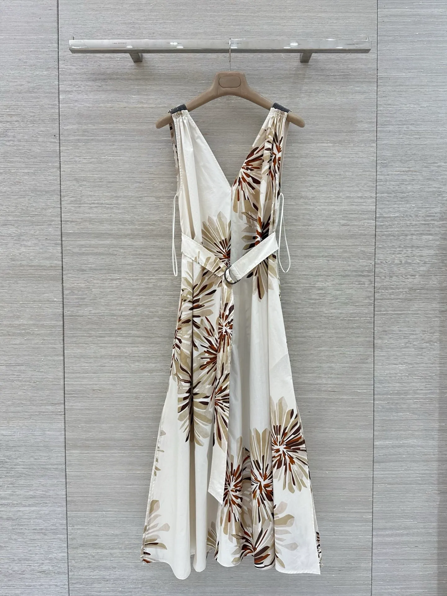 dresses for hawaii Hawaiian Muumuu Naomi Slit Dress Long [ Monstera Lei ] Green / XL / Polycotton Size:12-18 months Monica Geller in red Elevate your 2025 summer Summer Neutrals CLP