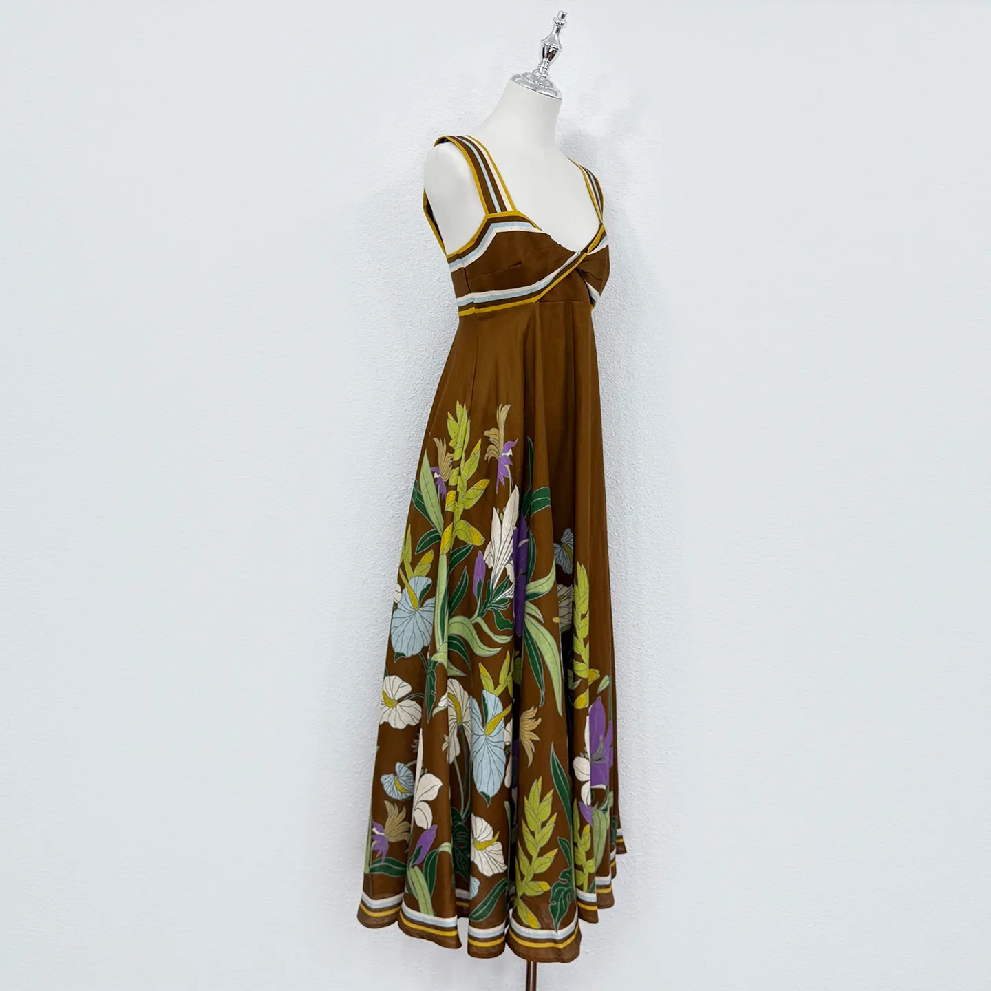 australian designed dresses Australian Designer Dresses Linen Brown Alfie Print... From Yyw220905, Rs.17,263.43 In Bulk