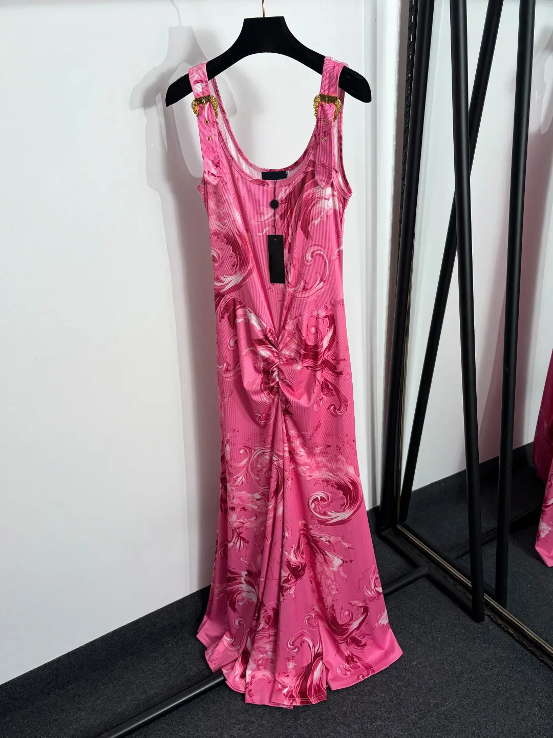 t shirt cotton dress Hexagon Organic T-Shirt White Color:Hot Fuchsia* Length from neck to SPAGHETTI STRAP Cotton Suit Material Unstitched