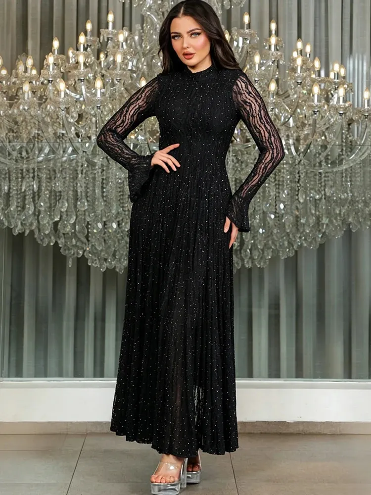 sequins long sleeve maxi dress formal RLMA Elegant See Through Lace Sequin Sequin Maxi... From Kong01, Rs.5,030.75 Elegant tweed dress with gold buttons for formal wear