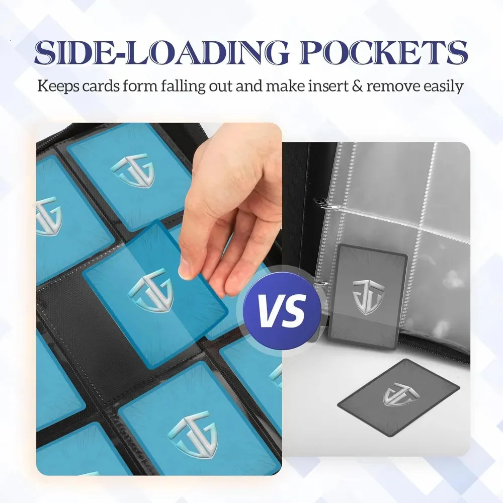 trading card binder inserts 540 Gamestop Credit Cards Zipper Album With 9 Side... From Visiblestore, Rs.3,530.92 They protect your treasured trading cards from dirt Side Loading Trading Card Binder