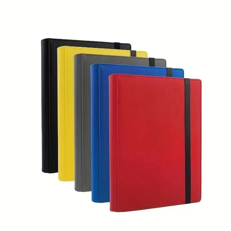plastic binder card holder Small With 40 Double-Sided Pockets  Photocard Album For Trading Cards & Photos Small Card Binder 40 Pockets game cards Smead Self-Adhesive Poly Binder Pockets,