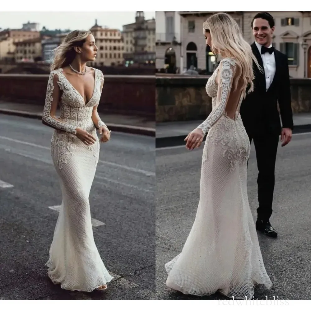 wedding dress designer m Fashion Designer Mermaid Wedding Dress With Long... From Redwhitebliss,  Rs.10,940.75