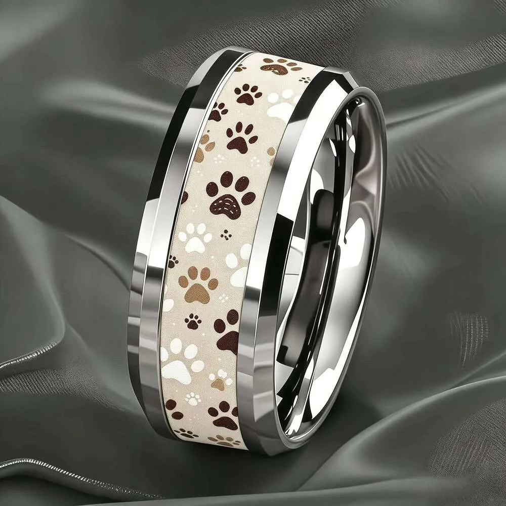 Cute Stainless Steel Dog & Cat Claw Amazon Ring  From