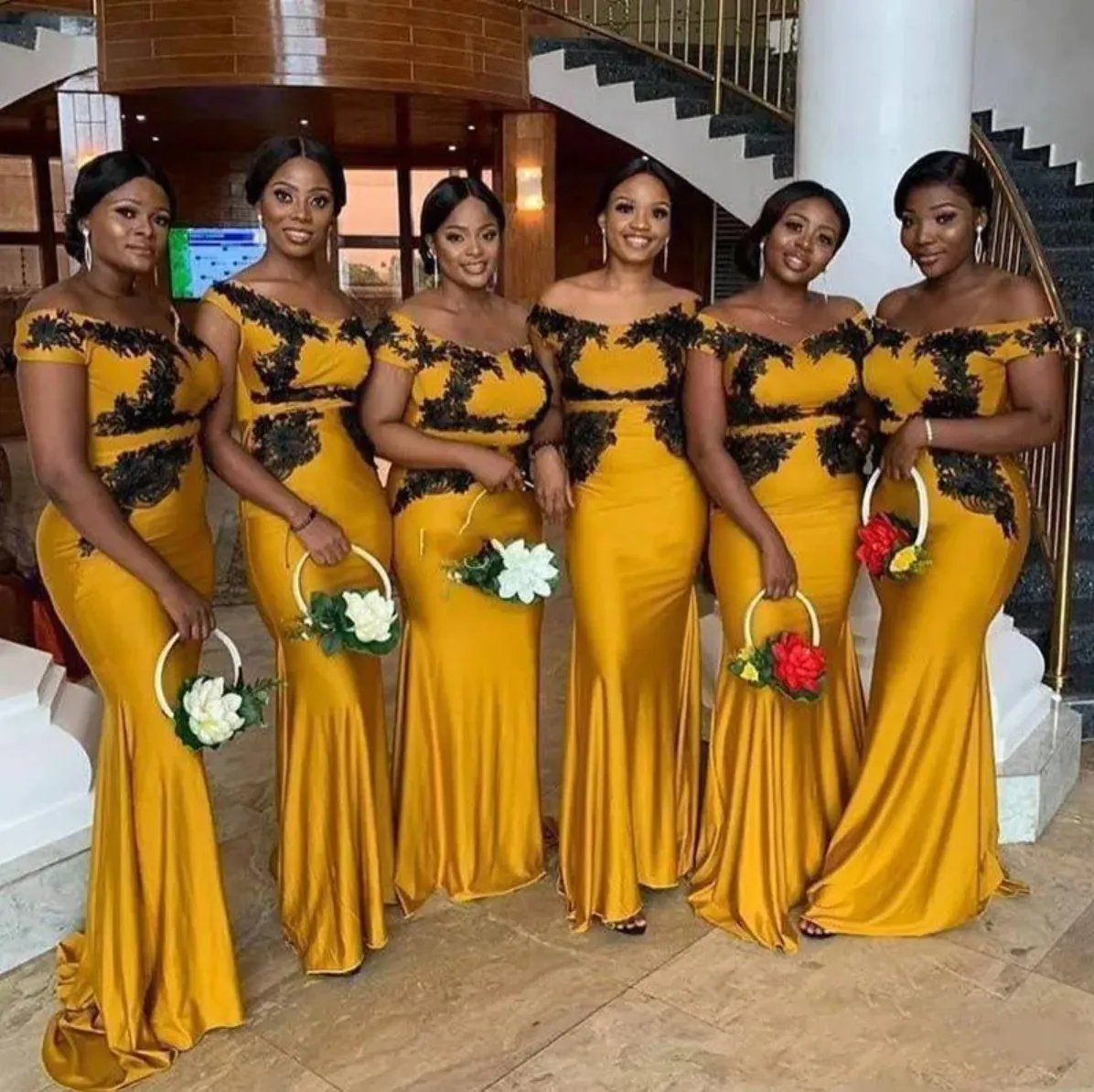 black and gold maid of honor dresses PS25991C 0 / Black/Gold YesDresses Length Rose Gold Black Maid Of