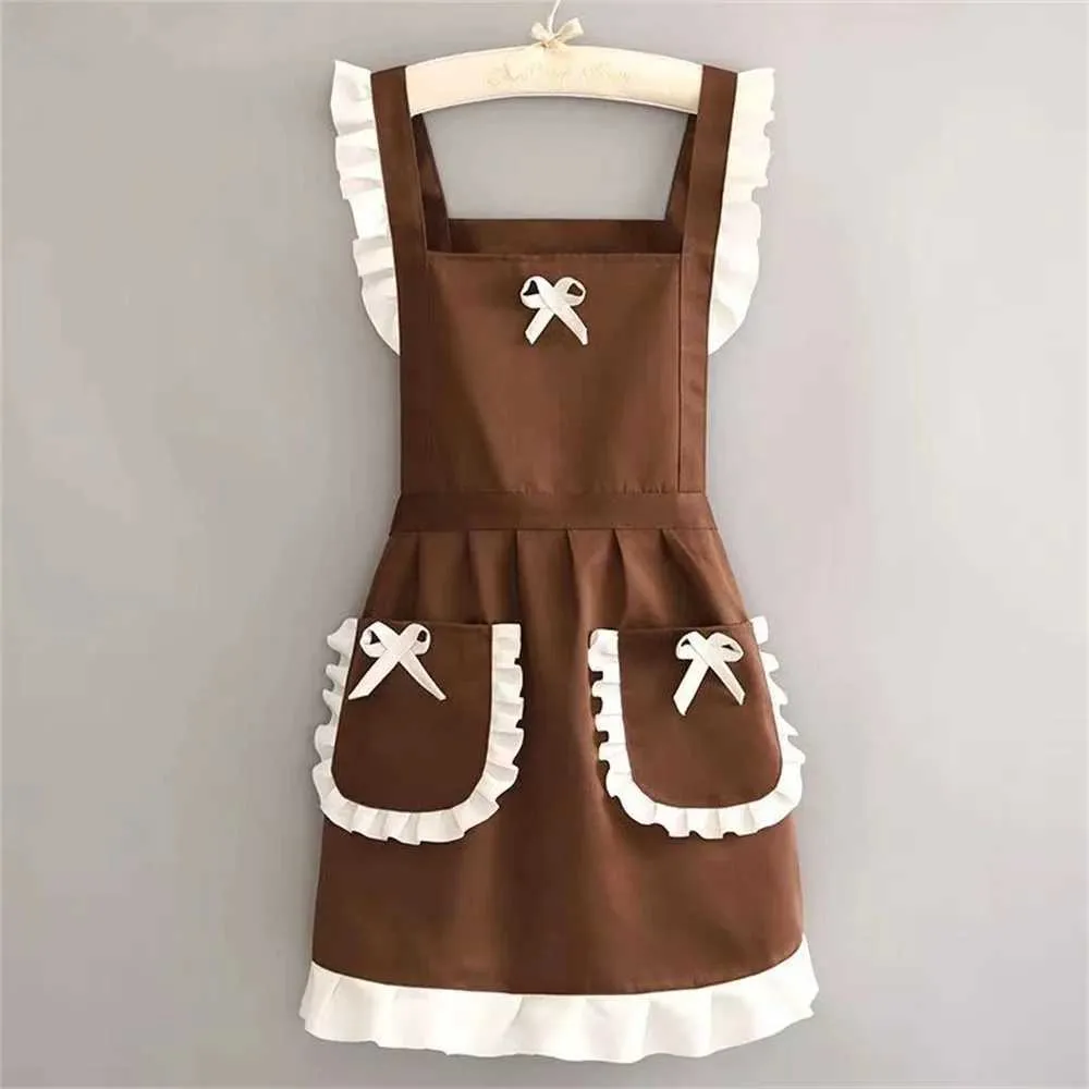 cute apron dress Vintage Pinafore Apron Dress for Women with Pockets Cute Floral Chef Aprons  for