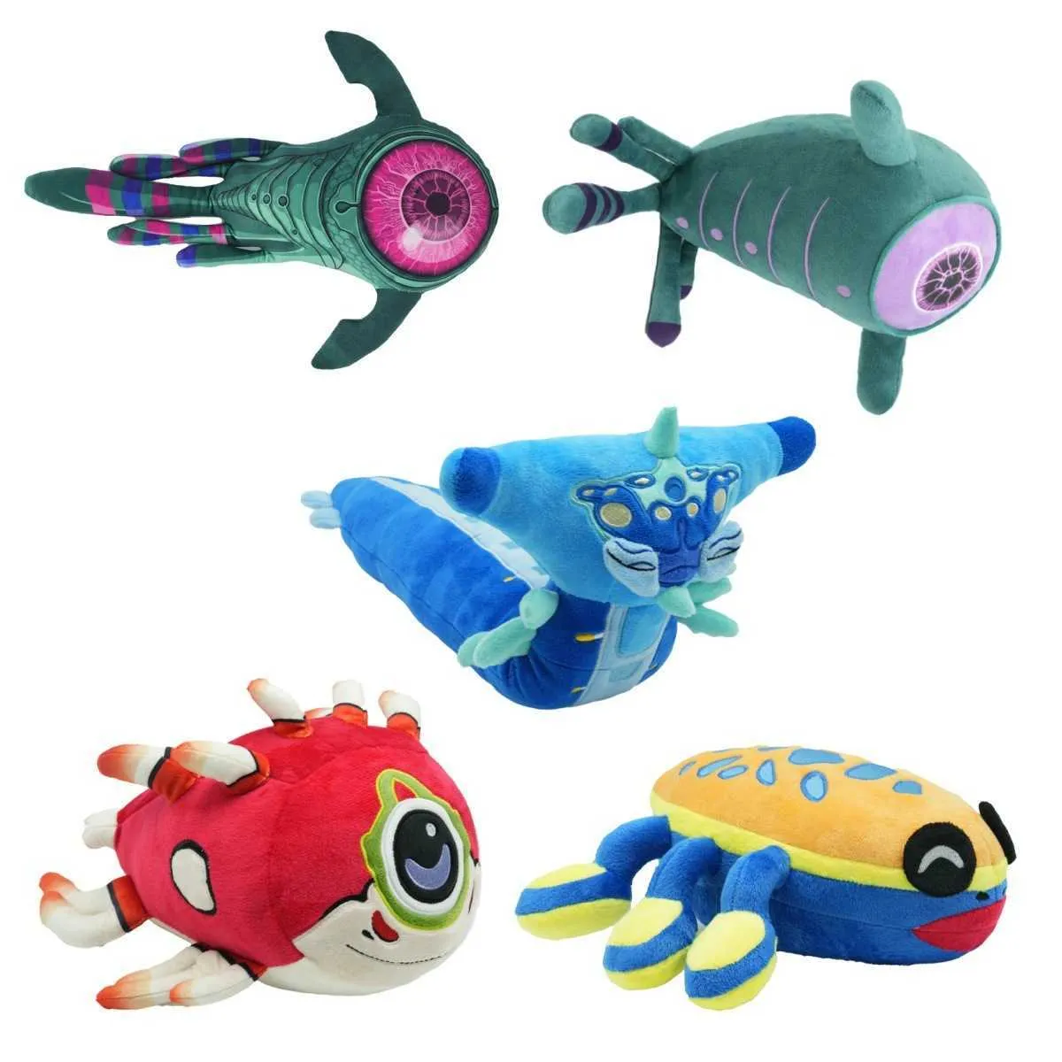 2 Pack Subnautica Plush Toys, Deep Sea Alien Creature From