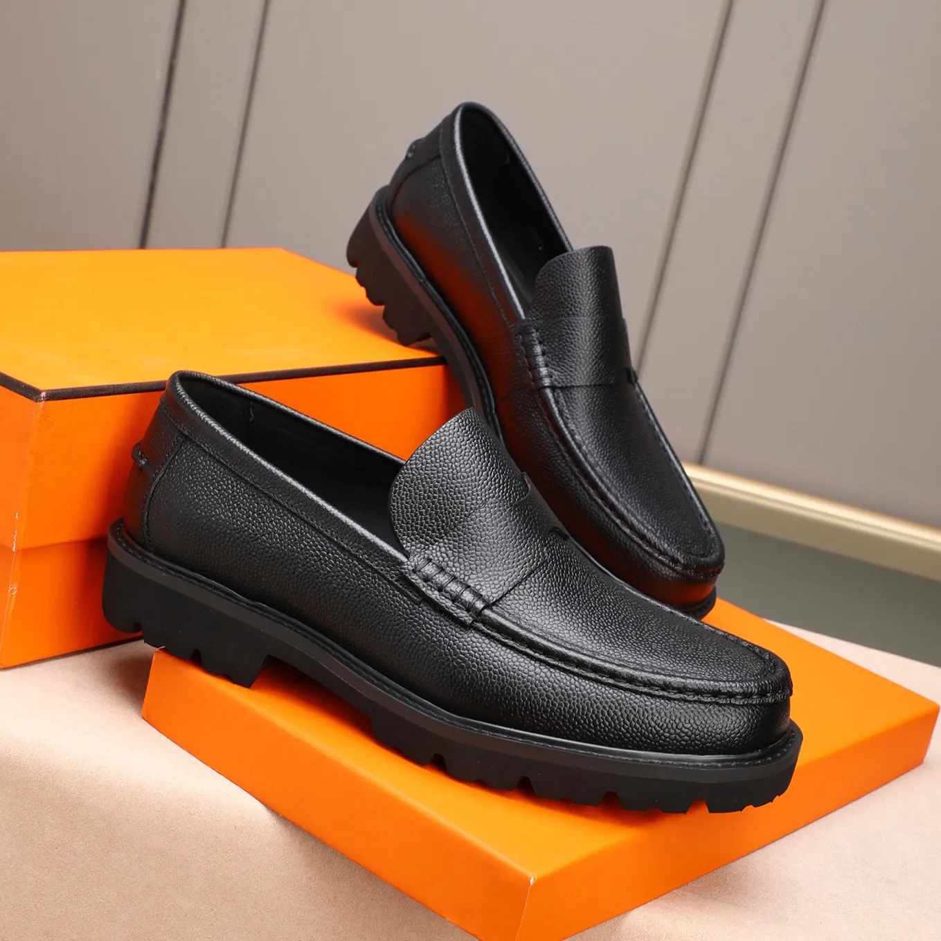 mens designer dress loafers Men Loafer Shoes--DezzyC Church suits for less Featuring a round toe style that really know how to turn heads. Wholesale Luxury Genuine Leather Mens