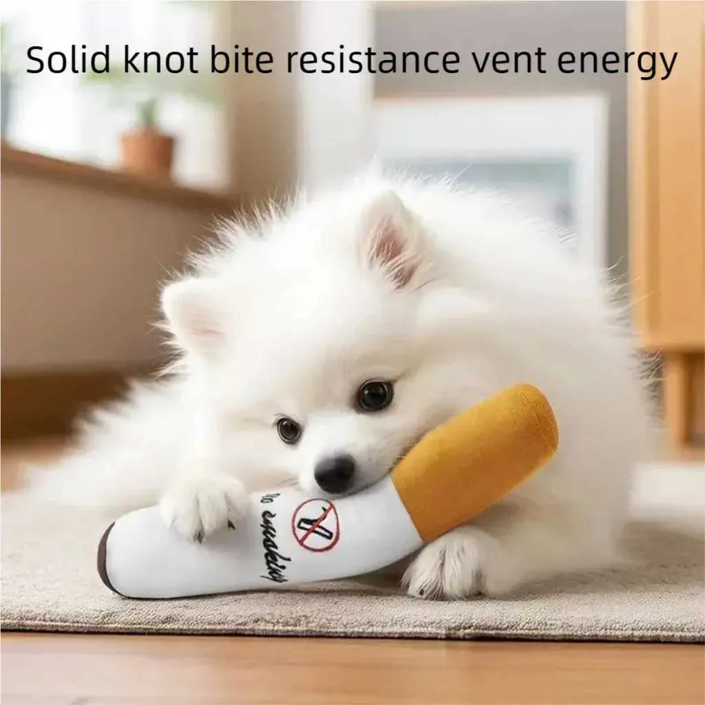 dog toy cigarettes Cigarette Large, Funny Dog Cigarette Toy, 3 Packs Giggle Puff Stick Toys with a Box Review Cigarette Dog Toy™