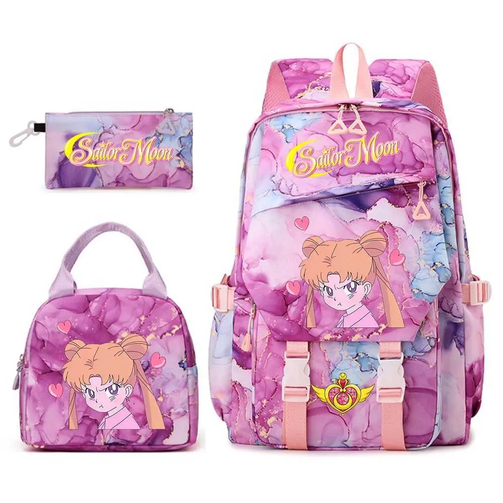 Sailor Moon Print Bookbag Set For Girls ... From  display picture 1
