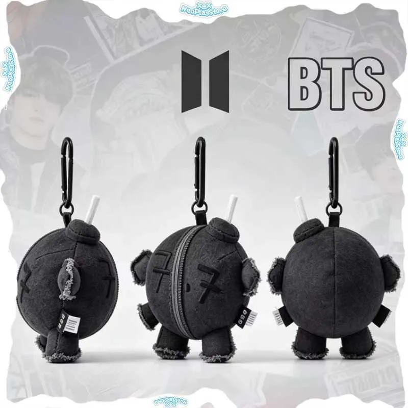 アイドル BTS ARIRANG MUG & PLUSH KEYRING In Stock BTS World Tour Arirang Keychain Custom Black From