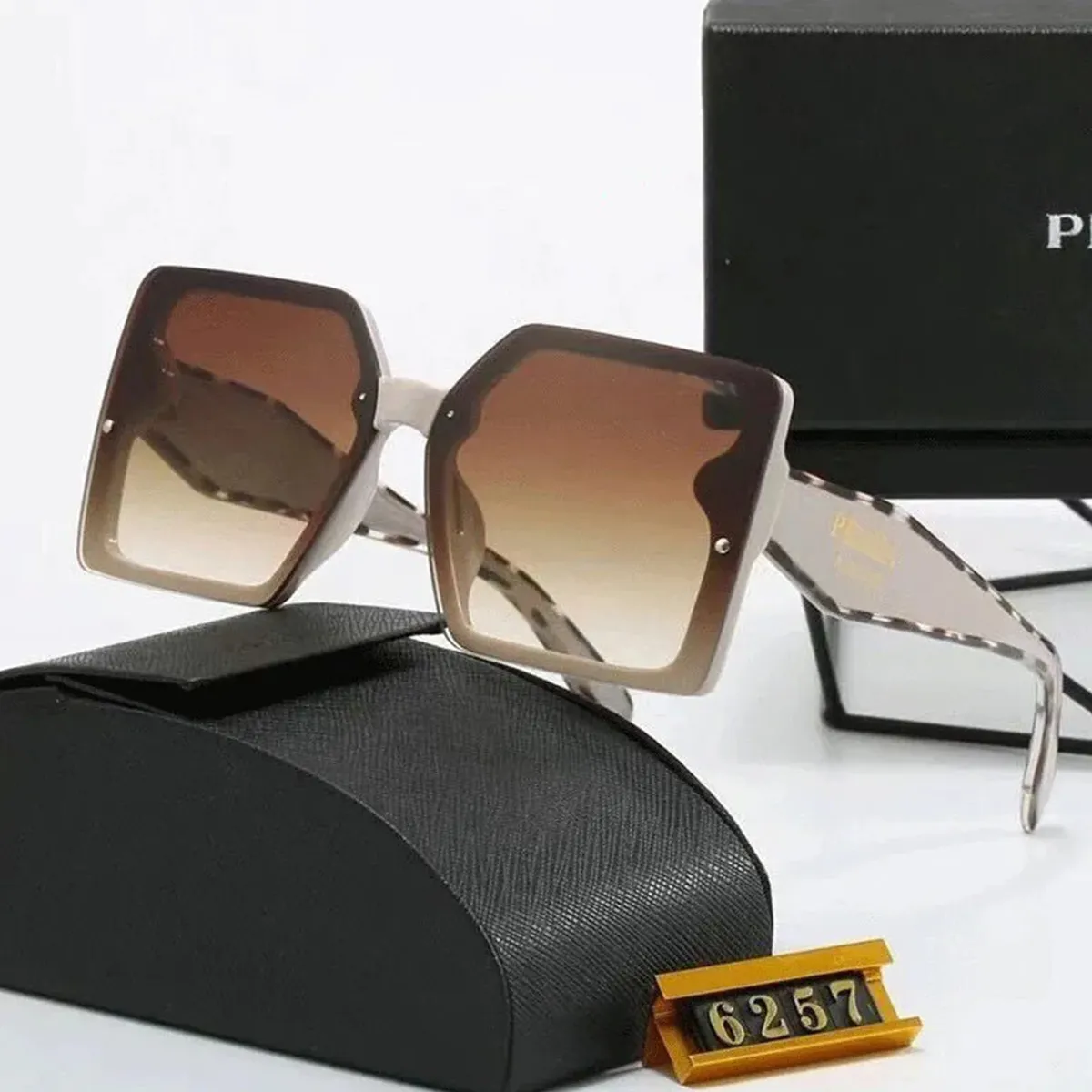 Polarized Square Sunglasses UV400 Protection Retro Trendy Unisex Large Square Sunglasses Trendy Polarized Sunglasses Barbados  main image 3