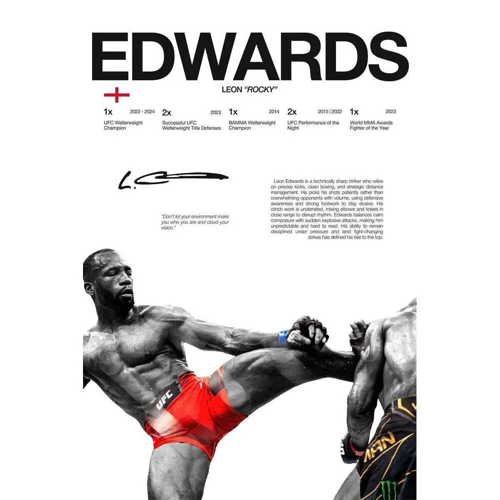 Ultimate Fighting Boxing Posters: Boxing Legend From Tanginika