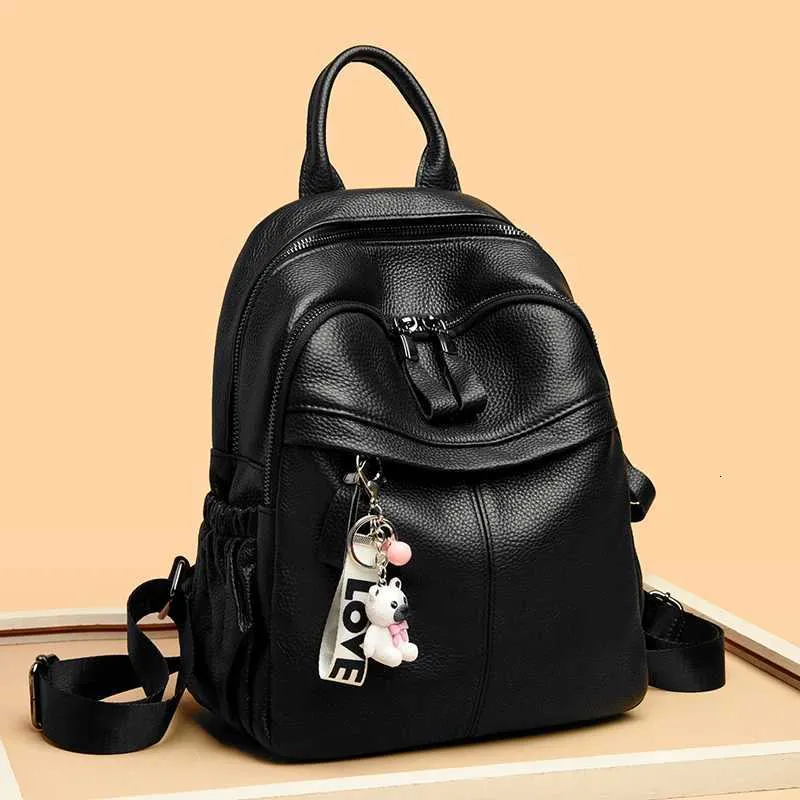 Luxury Women Genuine Leather Backpack Fashion... From  display picture 2