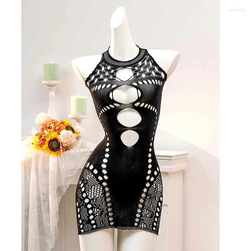 festival fishnet dress BLACK FISHNET FESTIVAL DRESS