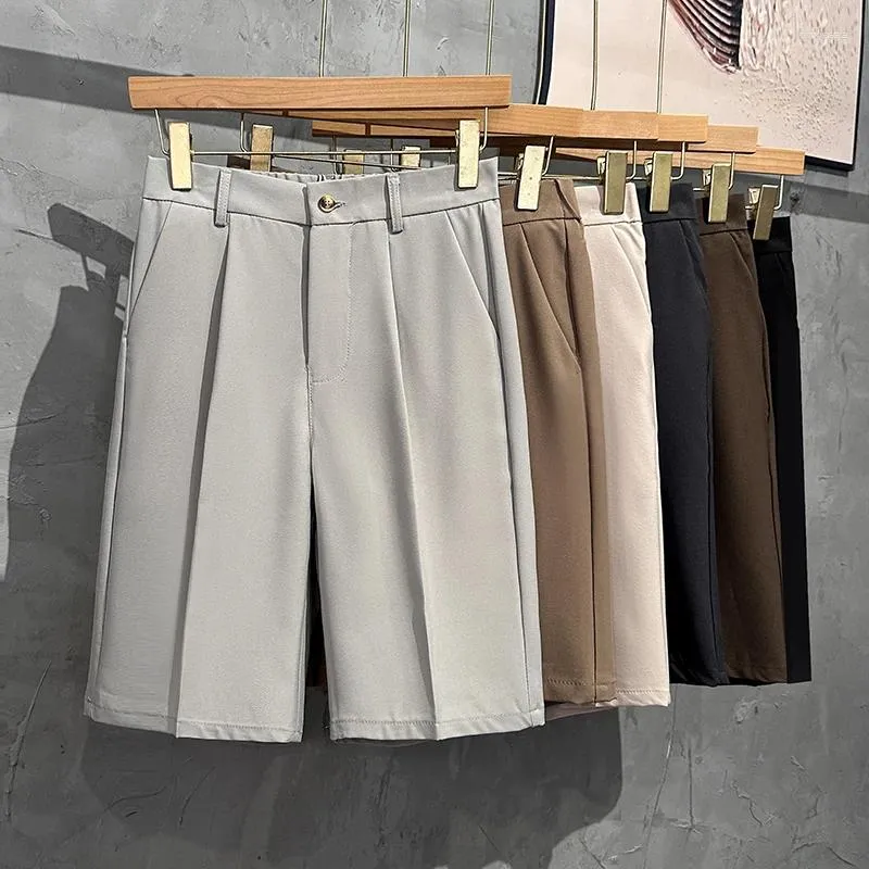 korean formal dress for men Fashion Mens Knee Length Khaki Shorts With... From Trixiessia, Rs.2,306.1 Model Kristen